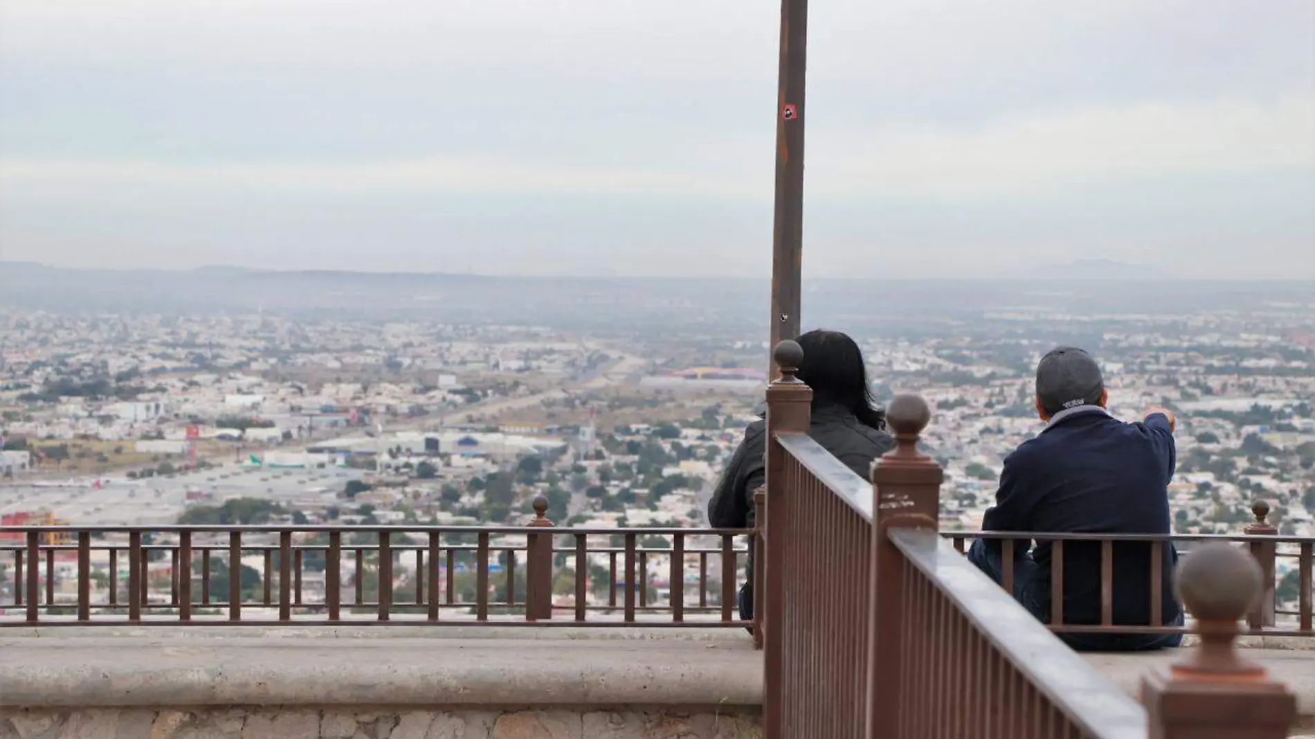 Hermosillo nublado desde el Cerro de la Campana